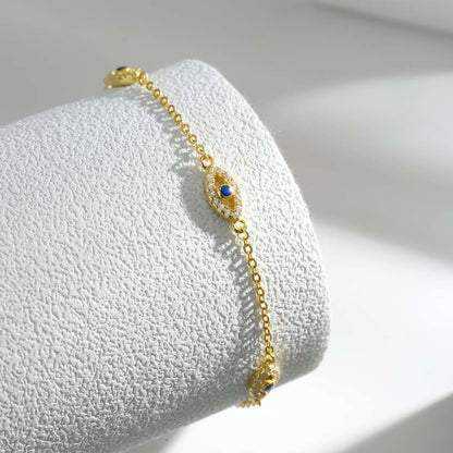 [Luxora]Evil Eye Shape Pendent Necklace