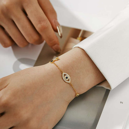 [Luxora]Dainty Eye Shape Necklace