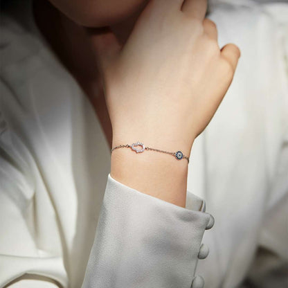 [Luxora]Gost Shape & Round Shape Necklace