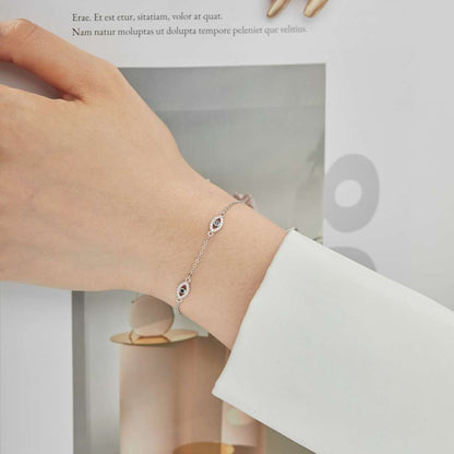 [Luxora]Evil Eye Shape Pendent Necklace