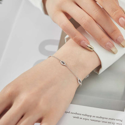 [Luxora]Evil Eye Shape Pendent Necklace