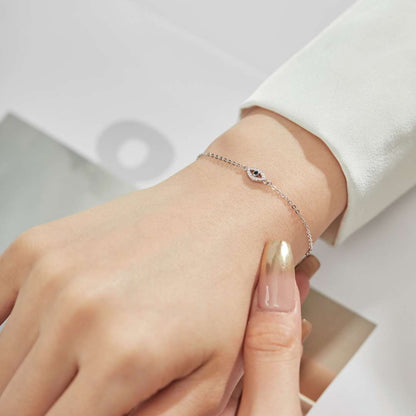 [Luxora]Evil Eye Shape Necklace