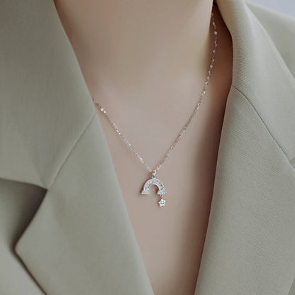 [Luxora]Unique Rainbow Star Necklace