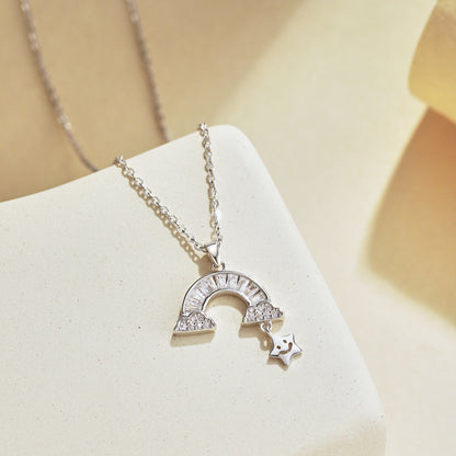 [Luxora]Unique Rainbow Star Necklace