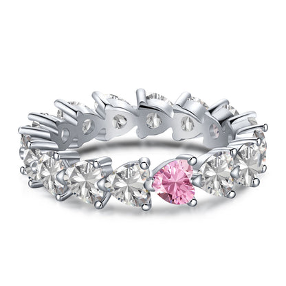 [Luxora]0.25 Carat Radiant Romance Heart Cut Lover Ring