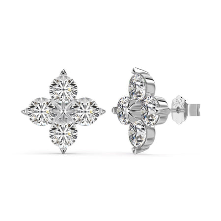 [Luxora]Four-Leaf Clover Eight-Pointed Star Earrings