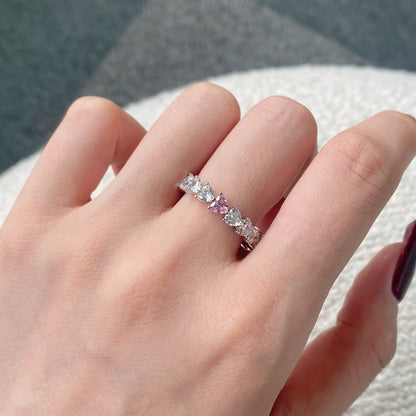 [Luxora]0.25 Carat Radiant Romance Heart Cut Lover Ring