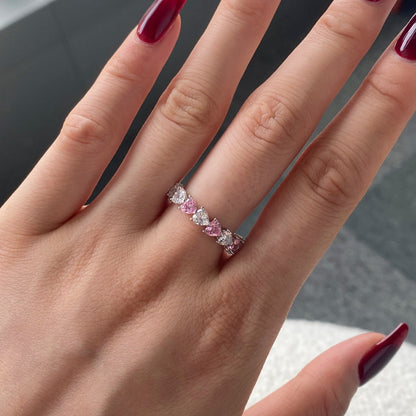 [Luxora]0.25 Carat Radiant Romance Heart Cut Lover Ring