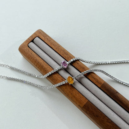 [Luxora]0.75 Carat Exquisite Oval Cut Daily Bracelet