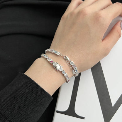 [Luxora]Dazzling Radiant Multi Cut Daily Bracelet