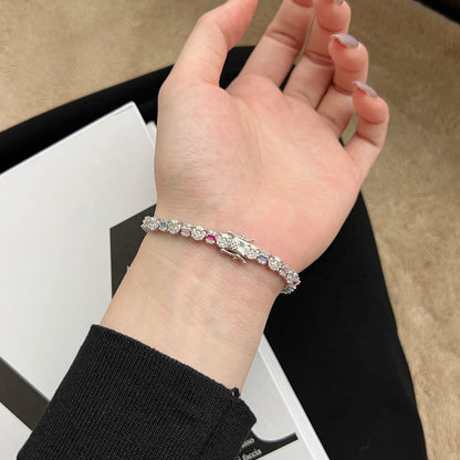 [Luxora]Dazzling Radiant Multi Cut Daily Bracelet