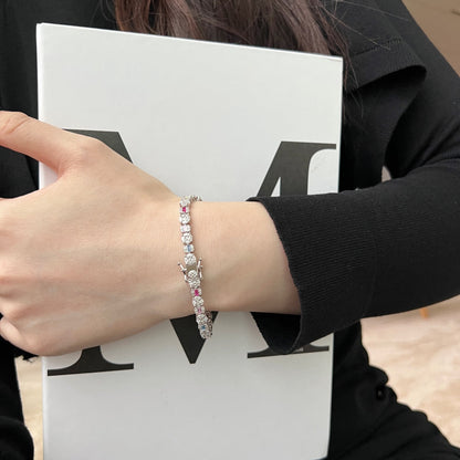 [Luxora]Dazzling Radiant Multi Cut Daily Bracelet