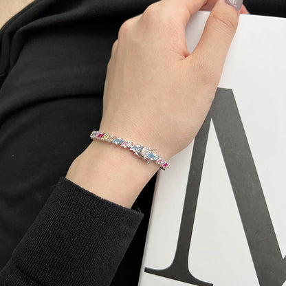 [Luxora]Ornate Sparkling Multi Cut Party Bracelet