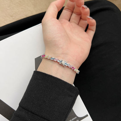 [Luxora]Ornate Sparkling Multi Cut Party Bracelet