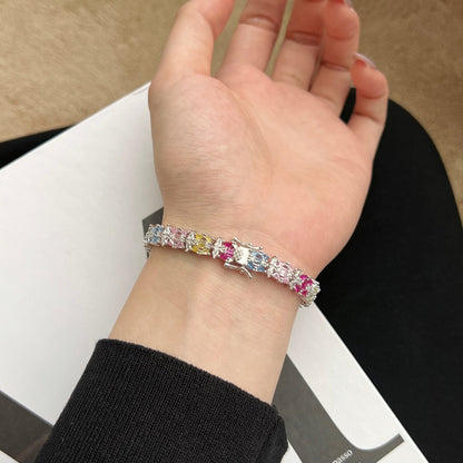 [Luxora]Delicate Colorful Multi Cut Party Bracelet