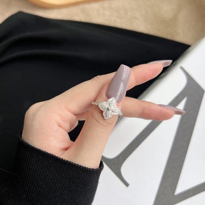 [Luxora]Luxurious Colorful Flower Shape Banquet Ring
