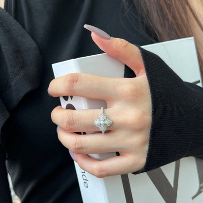 [Luxora]Luxurious Colorful Flower Shape Banquet Ring