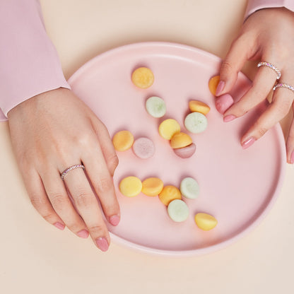 [Luxora]Radiant Sparkling Round Cut Daily Ring