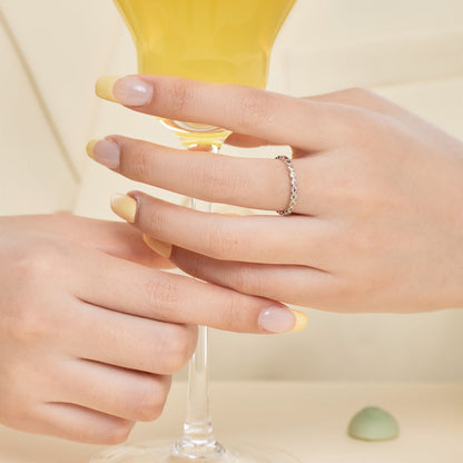 [Luxora]Radiant Sparkling Round Cut Daily Ring