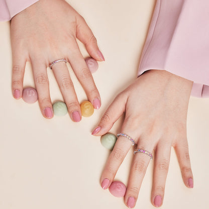 [Luxora]Radiant Sparkling Round Cut Daily Ring