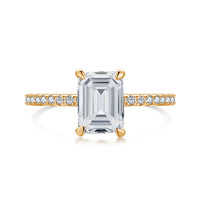 [Luxora]2.0 Carat Scintillating Ornate Radiant Cut Party Ring
