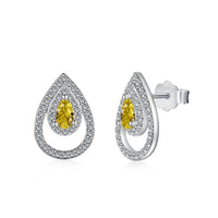 [Luxora]Sparkling Delicate Water Drop Shape Daily Earrings