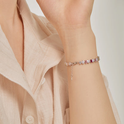 [Luxora]Radiant Colorful Round Shape Daily Bracelet