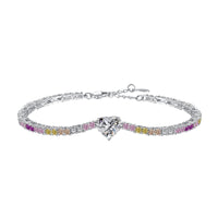 [Luxora]Delicate Romantic Heart Shape Lover Bracelet
