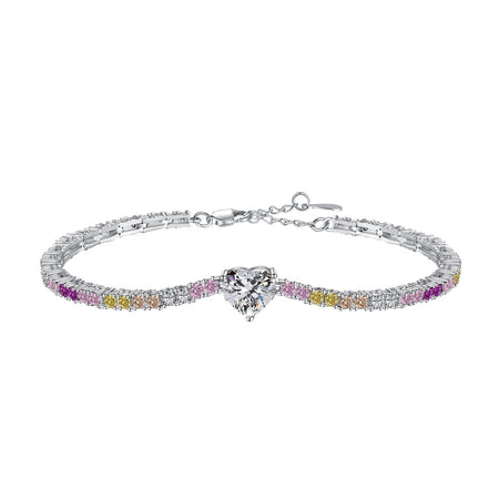 [Luxora]Delicate Romantic Heart Shape Lover Bracelet