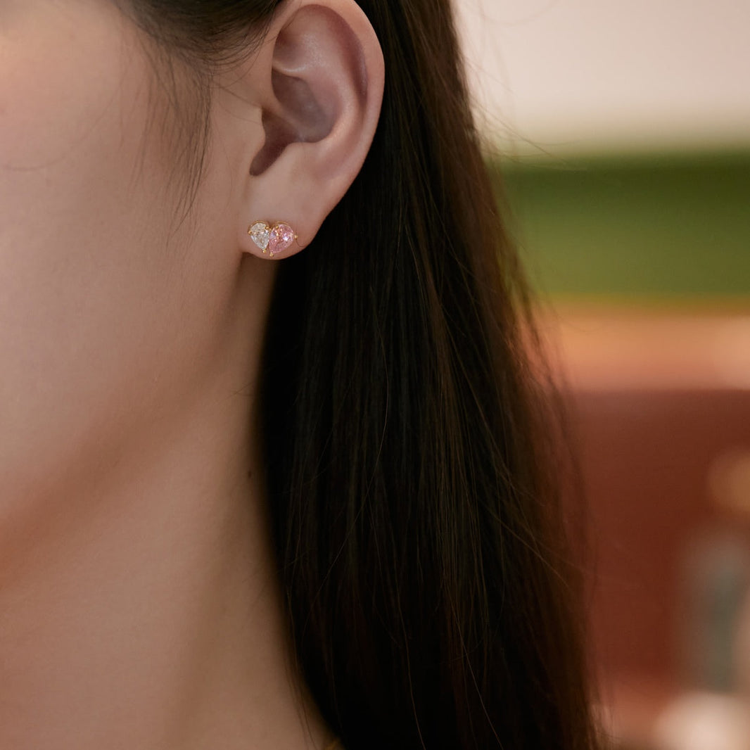 [Luxora] Funkelnde, elegante Ohrringe in Herzform für Verliebte