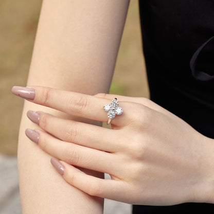 [Luxora]Four-Leaf Clover Eight-Pointed Star Ring