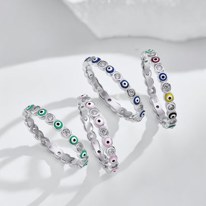 [Luxora]Sparkling Vibrant Round Shape Daily Ring
