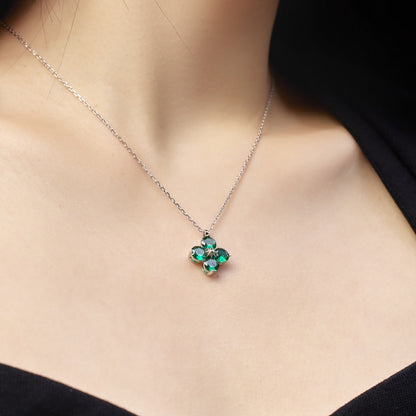 [Luxora]Four-Leaf Clover And Eight-Pointed Star Necklace