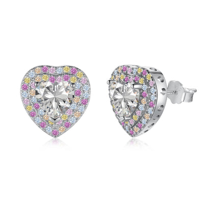 [Luxora]Dazzling Heart Shape Lover Earrings