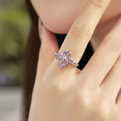 [Luxora]Four-Leaf Clover Eight-Pointed Star Ring