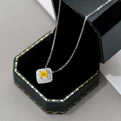 [Luxora]Sparkling Asscher Cut Necklace