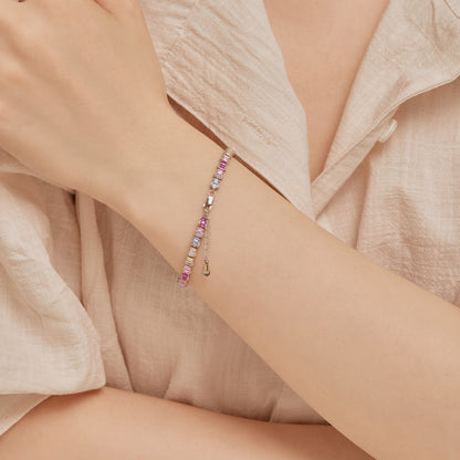 [Luxora]Delicate Colorful Emerald Cut Party Bracelet