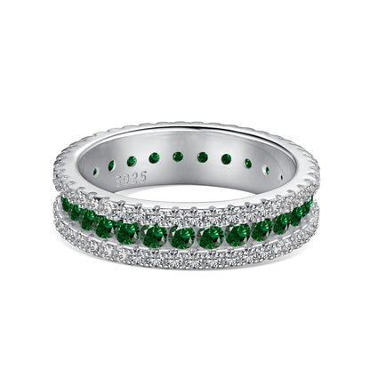 [Luxora] Zarter, farbenfroher, runder Alltagsring
