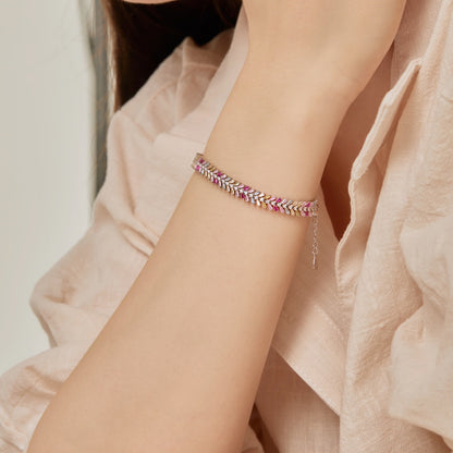 [Luxora]Dainty Radiant Emerald Cut Daily Bracelet