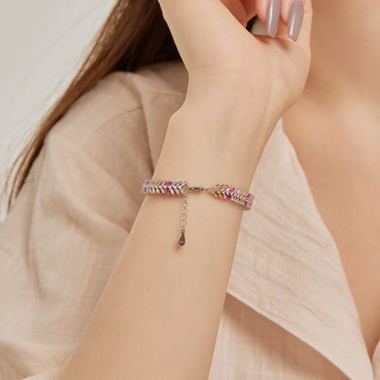 [Luxora]Dainty Radiant Emerald Cut Daily Bracelet