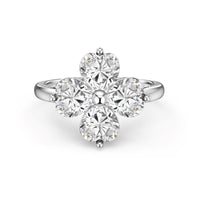 [Luxora]Heart-shaped Four-Leaf Clover Ball Ring