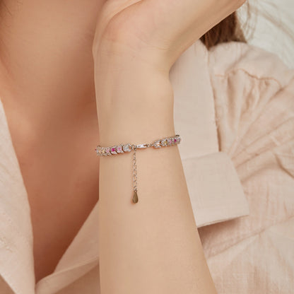 [Luxora]Delicate Colorful Multi Cut Daily Bracelet