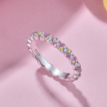 [Luxora]Zarter, lebhafter, runder Ring für jeden Tag
