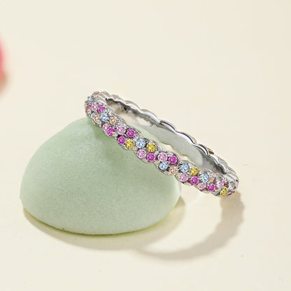 [Luxora]Zarter, lebhafter, runder Ring für jeden Tag