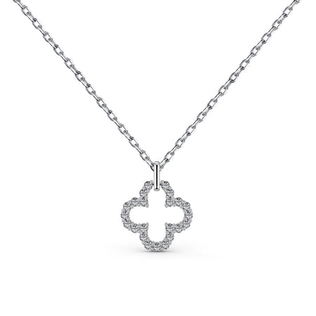 [Luxora]Four-Leaf Clover Hollow Design Exquisite Necklace
