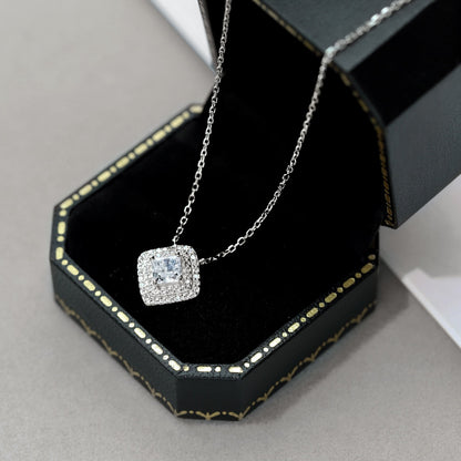 [Luxora]Sparkling Asscher Cut Necklace