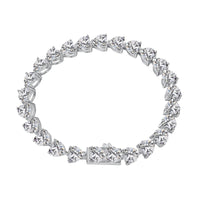 [Luxora]0.75 Carat Elegant Romantic Heart Shape Lover Bracelet