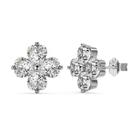 [Luxora]Four-Leaf Clover Ball Earrings