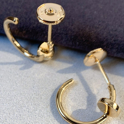 [Luxora]JUSTE EARRINGS PINK GOLD