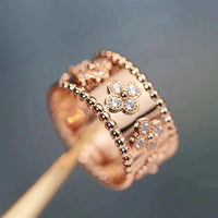 [Luxora]CLOVER KALEIDOSCOPE RING 10MM